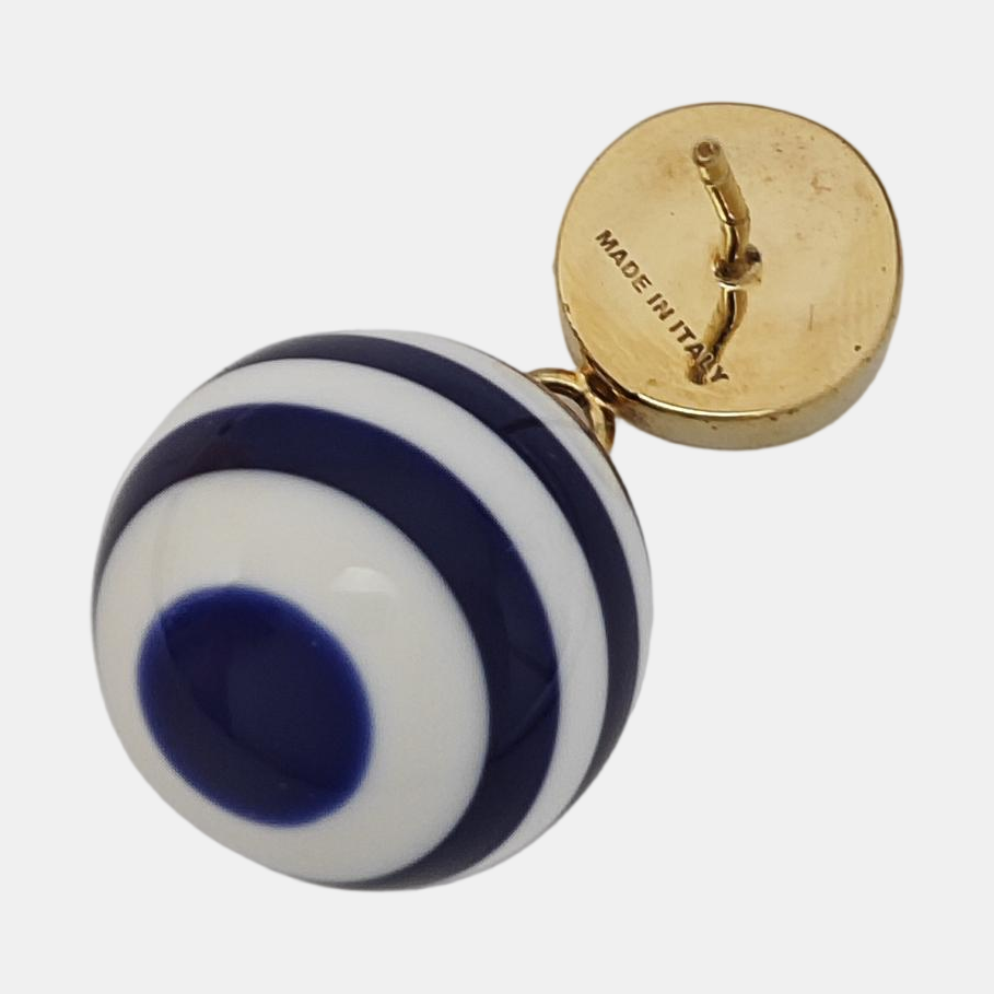 Resin Blue Stud Earrings