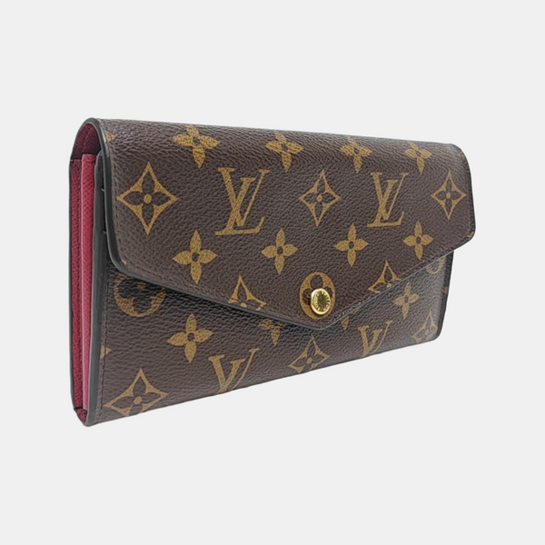 SARAH Monogram Coated Canvas Brown