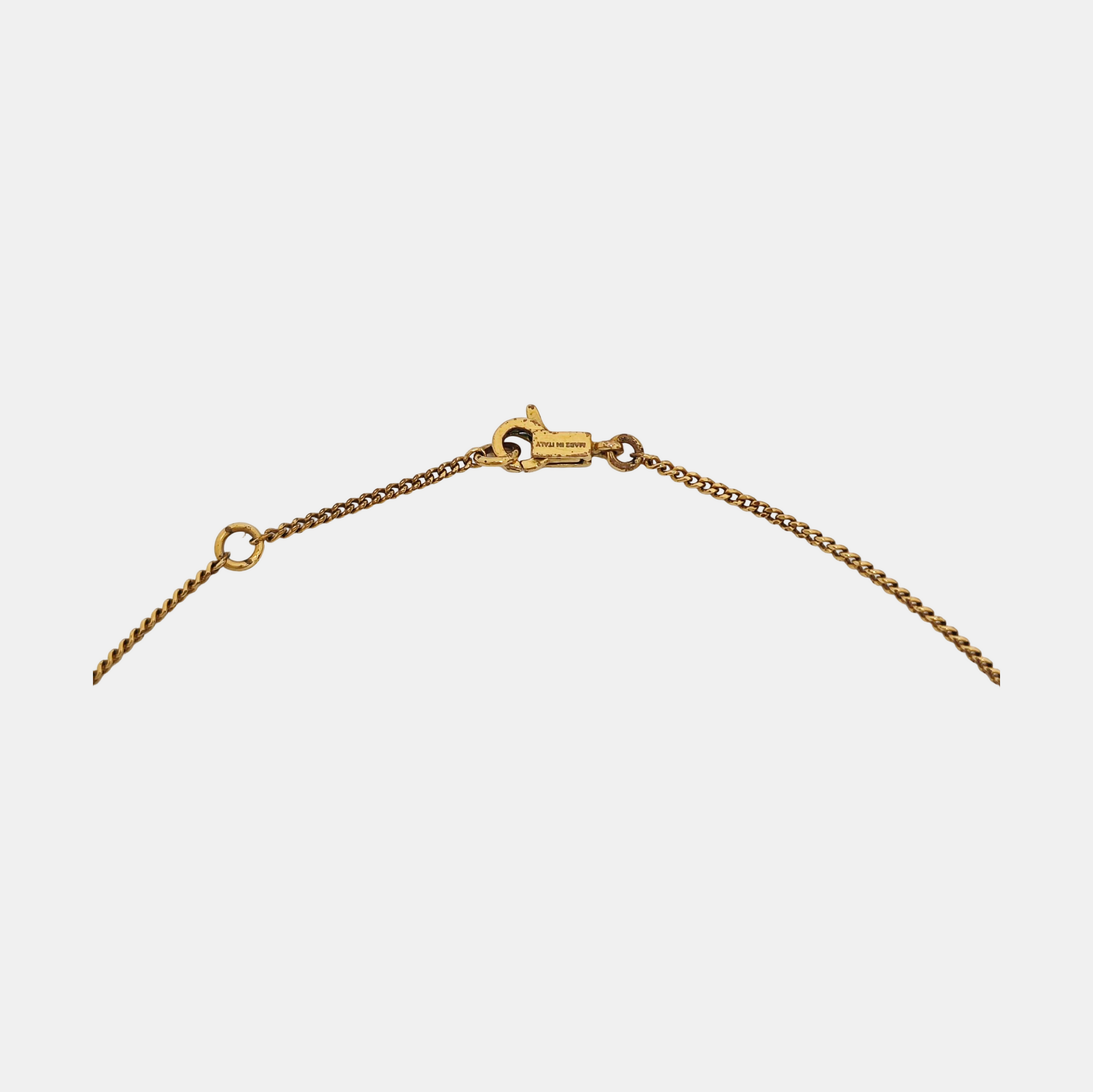 ALPHABET Brass Gold Necklace