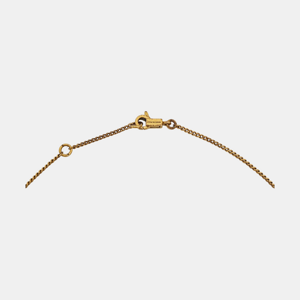 ALPHABET Brass Gold Necklace