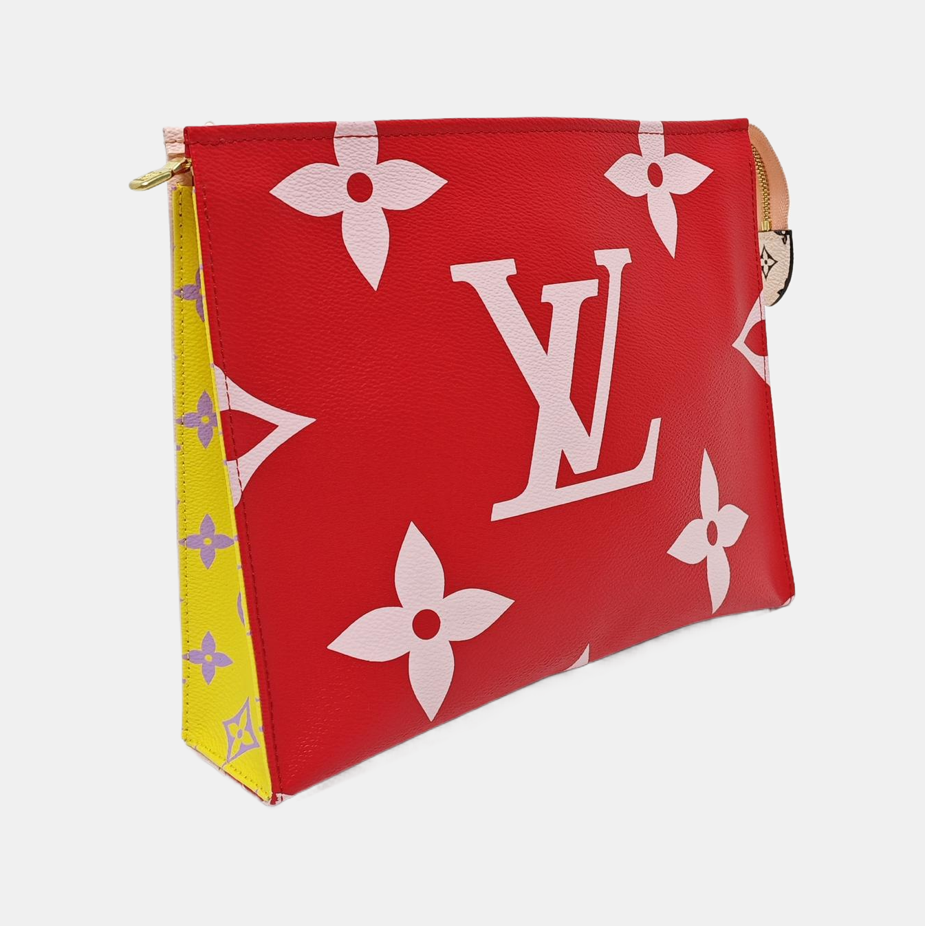 TOILET POCKET 26 Monogram Coated Canvas Red