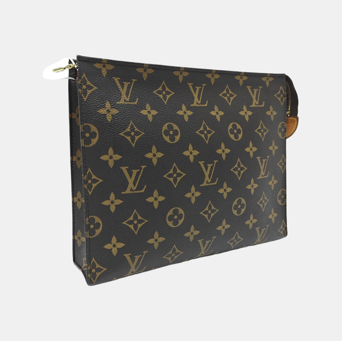 TOILET POCKET 26 Monogram Coated Canvas Brown