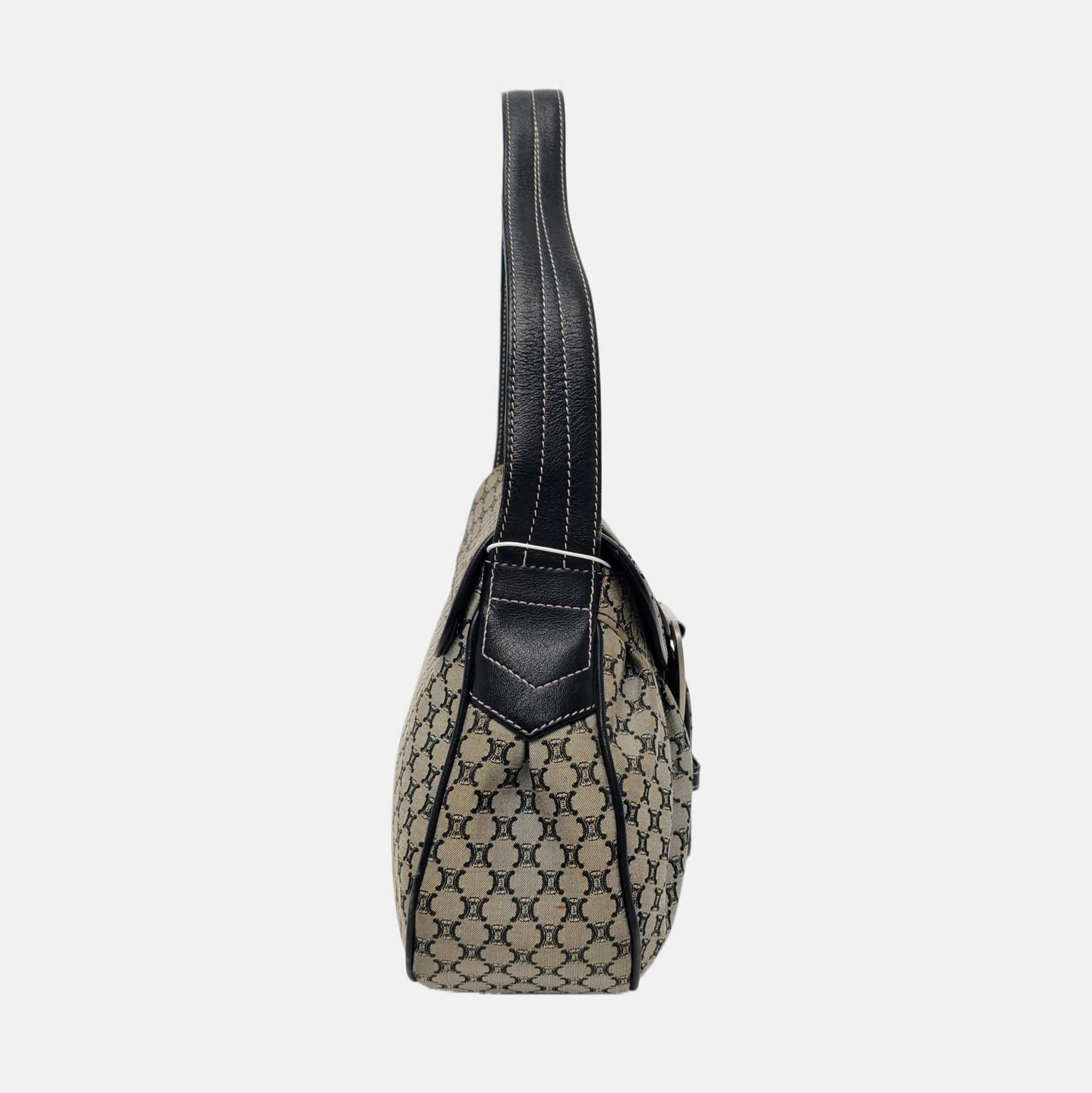 Canvas Top Handle Bag Gray