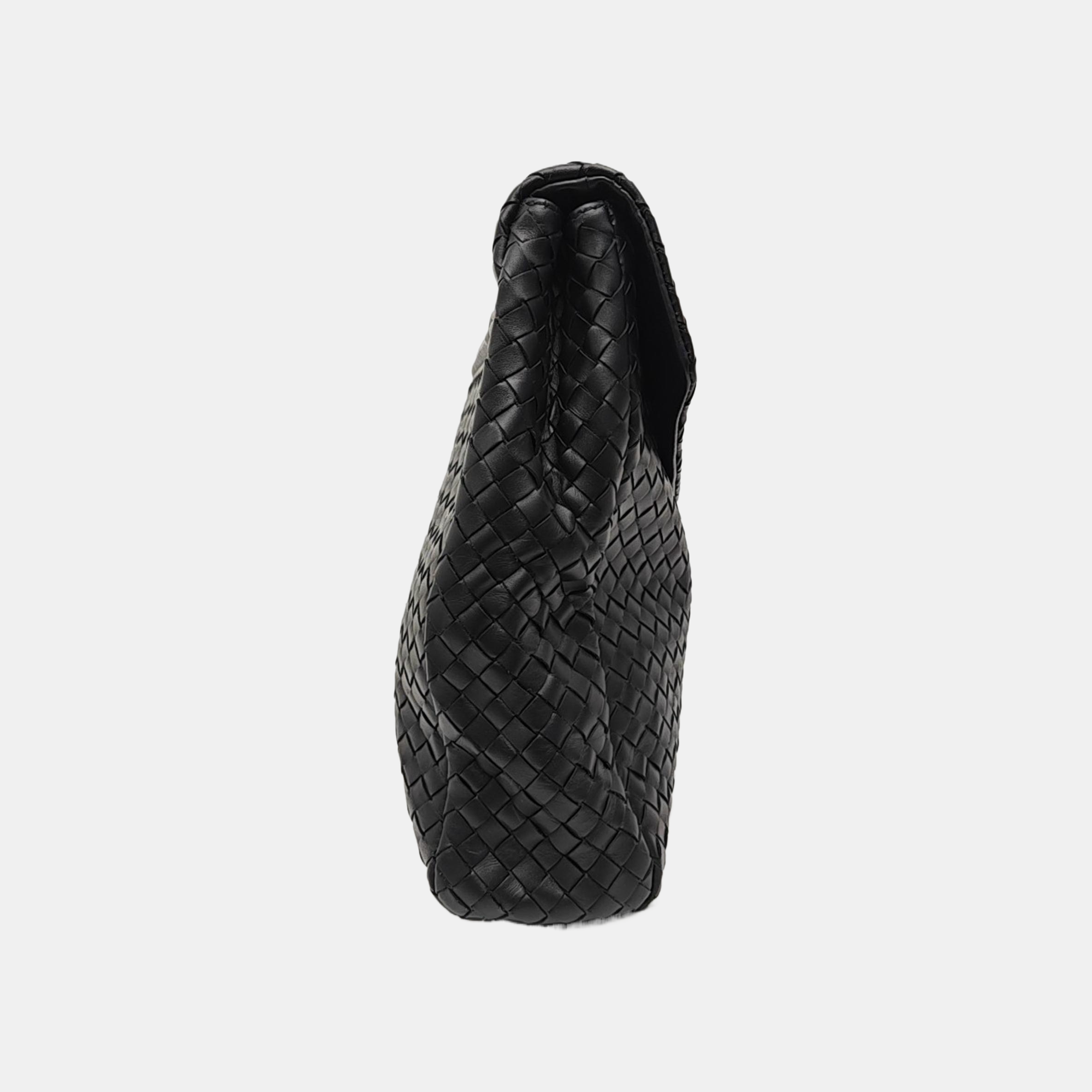 Calfskin Top Handle Bag Black