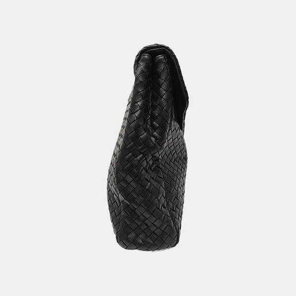 Calfskin Top Handle Bag Black
