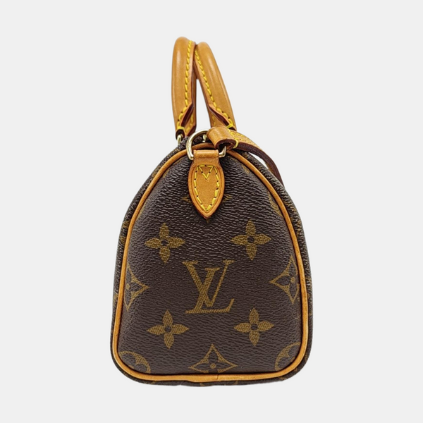 SPEEDY Nano Monogram lona revestida marrón