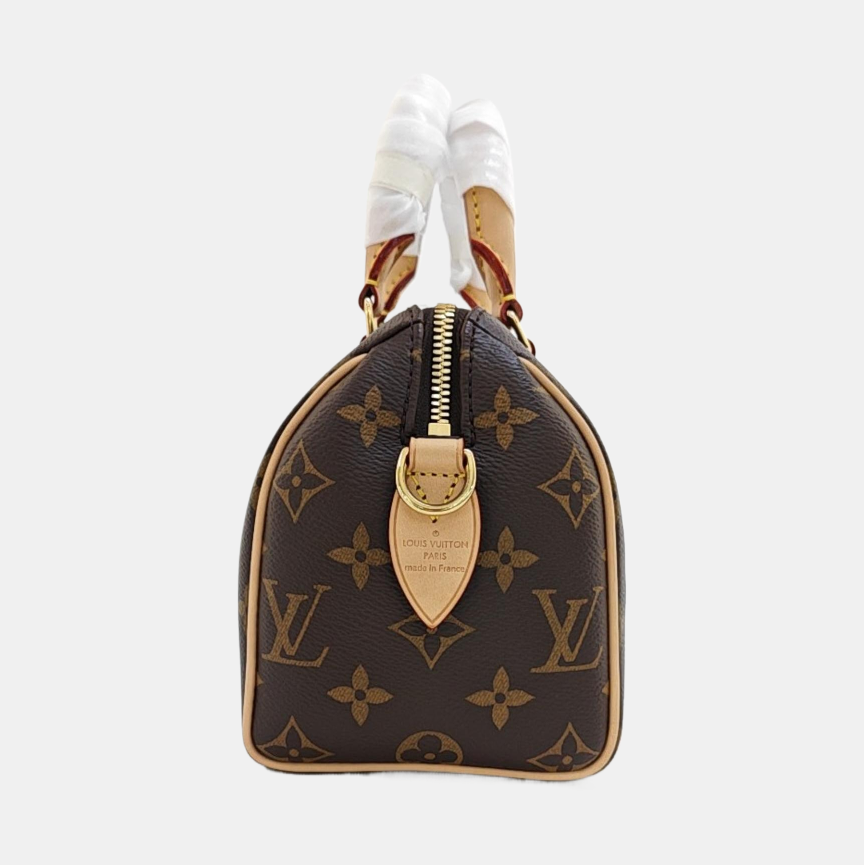 SPEEDY 20 Monogram Coated Canvas Brown