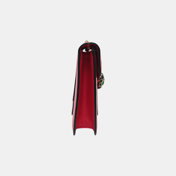 SERPENTI FOREVER Small Calfskin Red