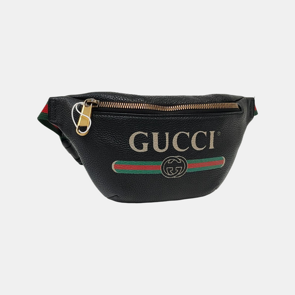 Print Small Calfskin Black