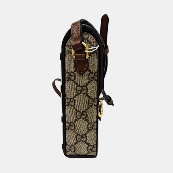 Horsebit 1955 Mini Coated Canvas Beige