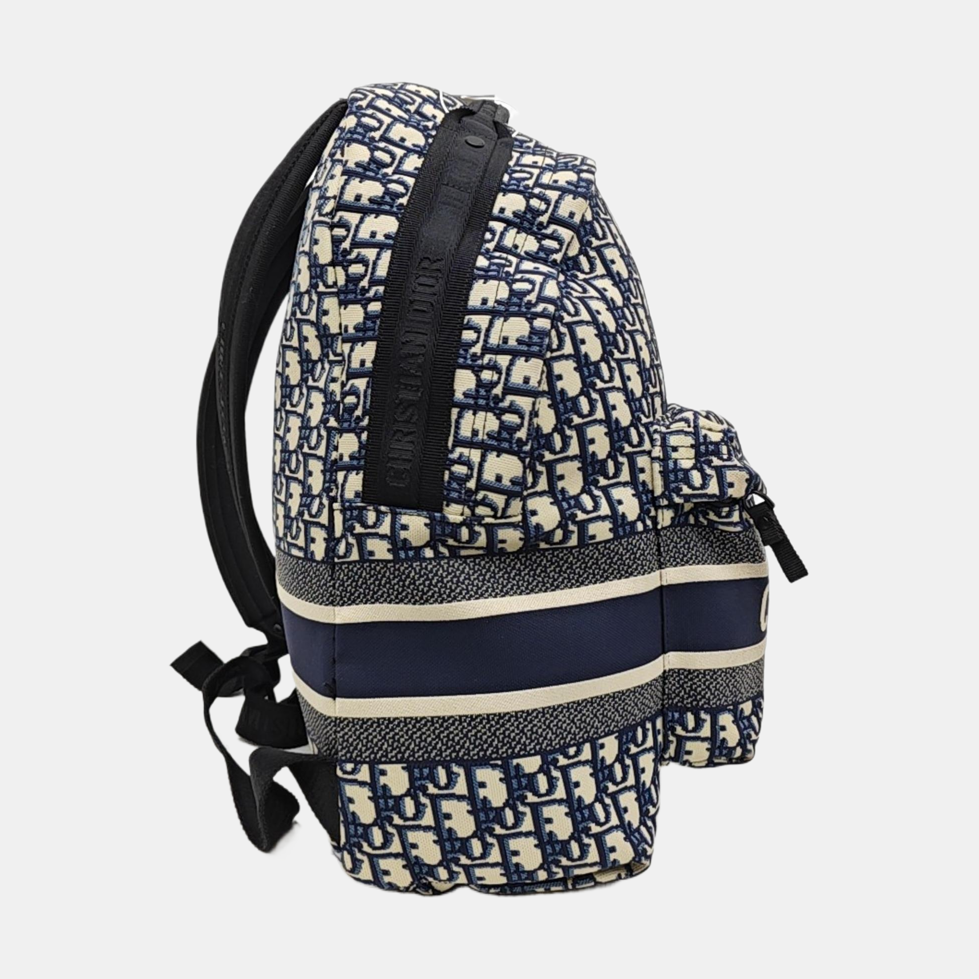 Diortravel Oblique Canvas Blue