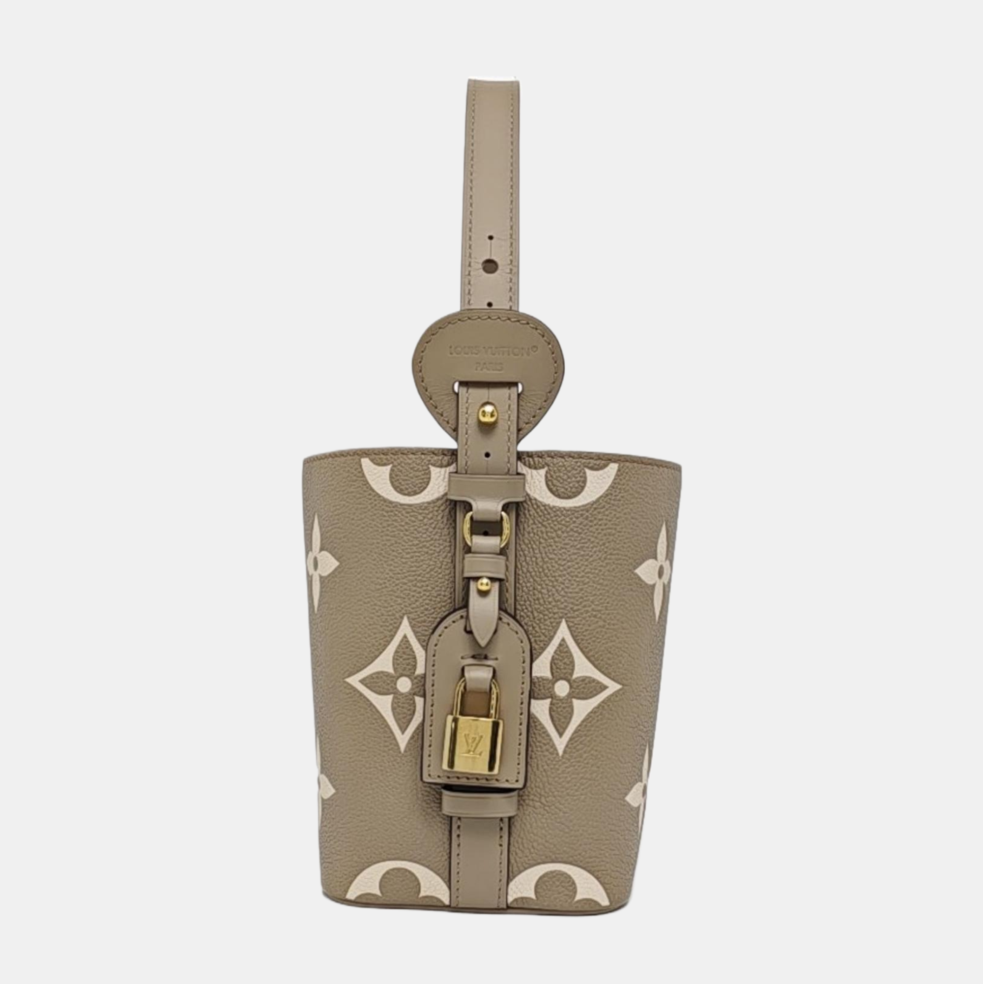 ALL IN BB Monogram Calfskin Gray