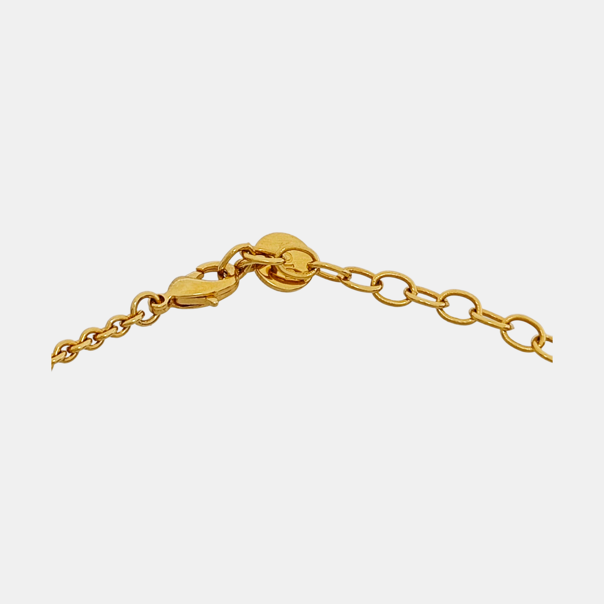 Petit CD Metal Gold Necklace