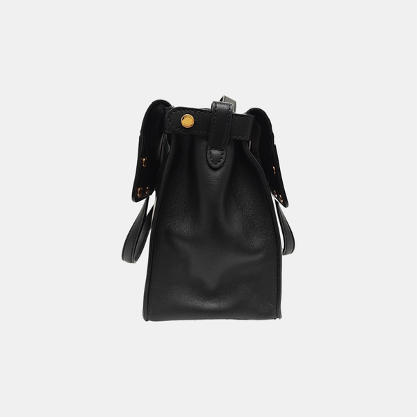 Flip Medium Calfskin Black