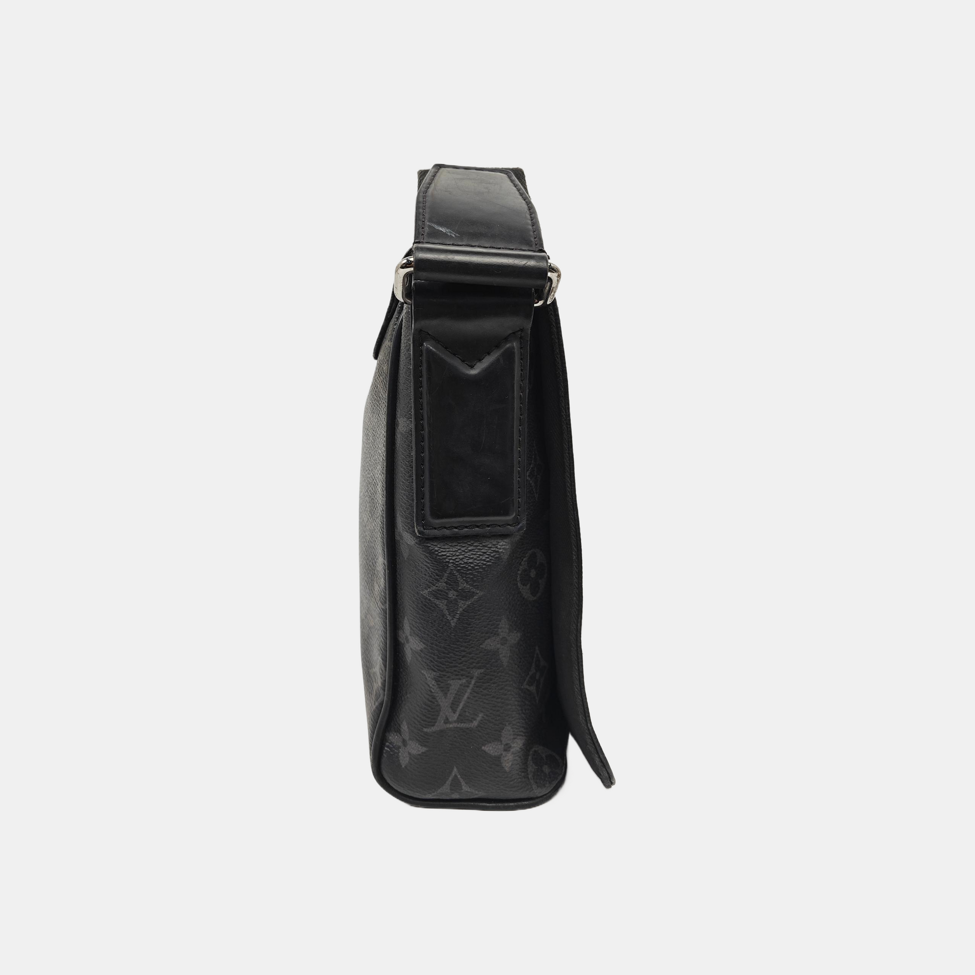 DISTRICT PM Monogram Coated Canvas Black