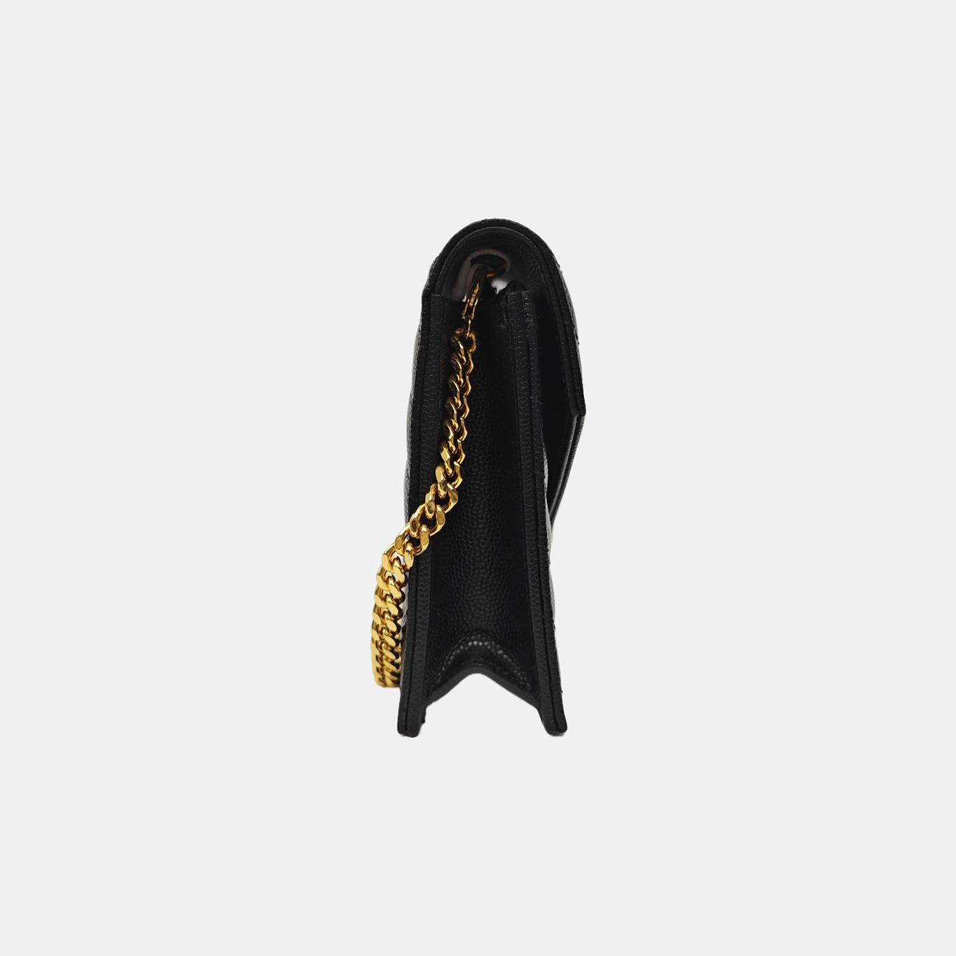 MONOGRAM Chevron Calfskin Black