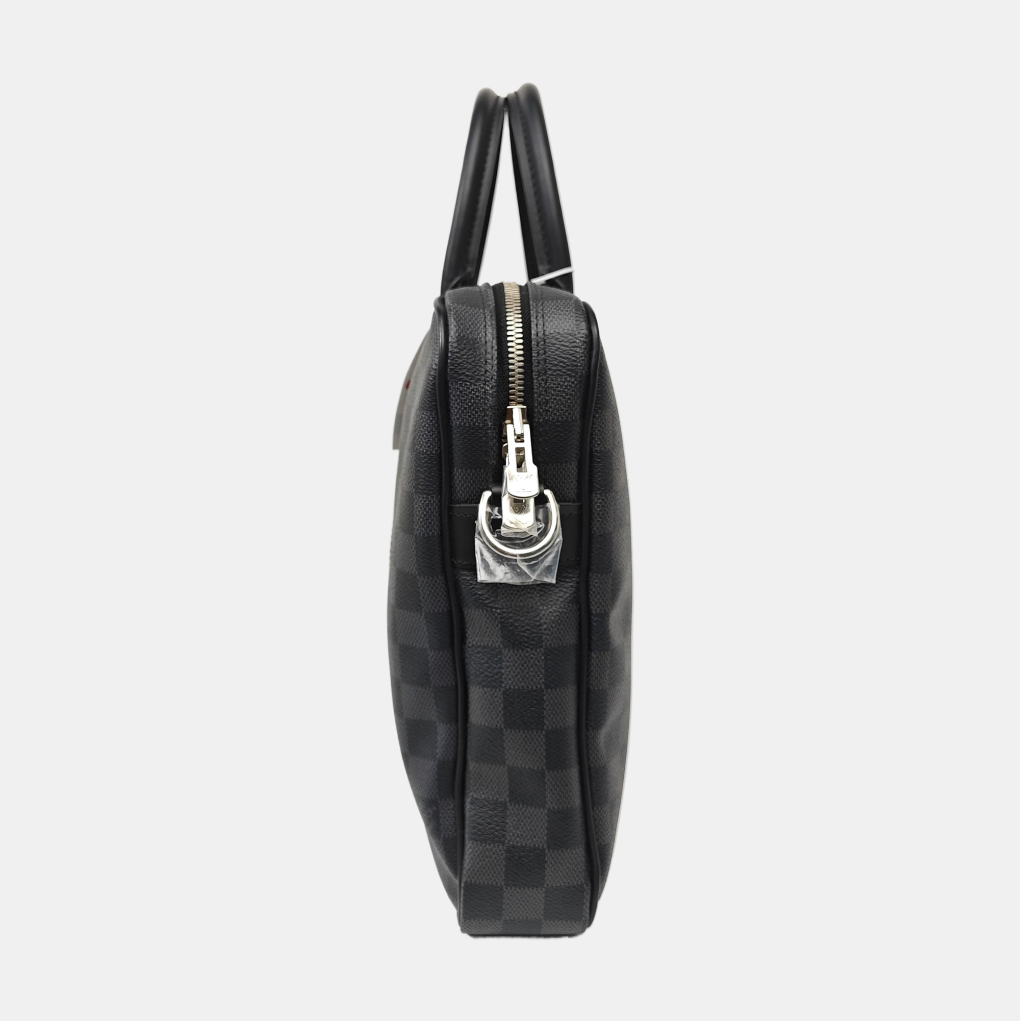 PORTE-DOCUMENTS PM Damier Graphite Coated Canvas Black