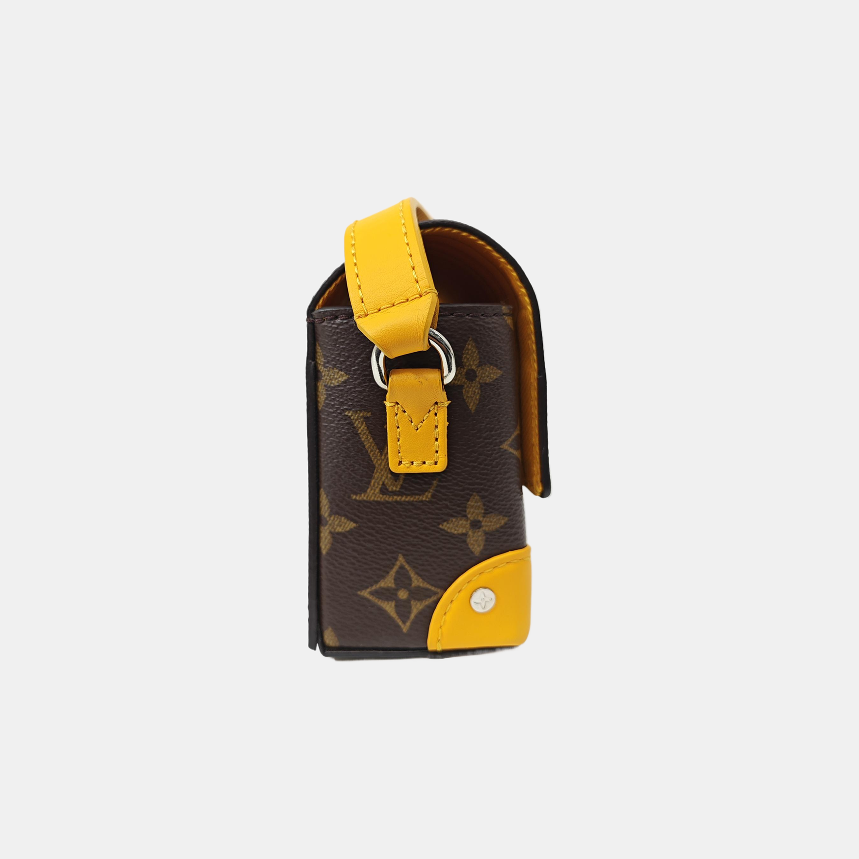 SOFT TRUNK Mini Monogram Coated Canvas Brown