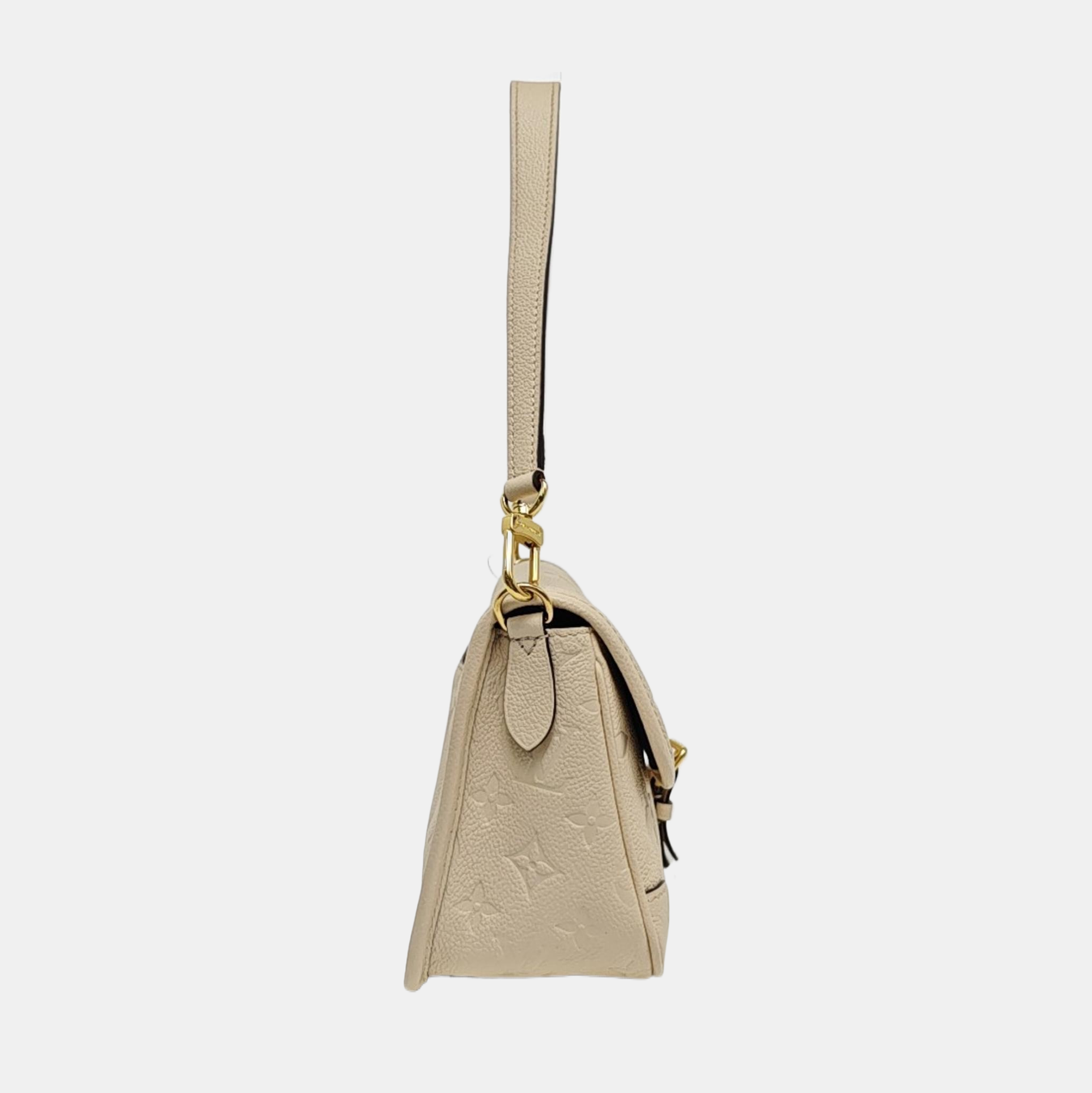 DIANE Monogram Calfskin Beige