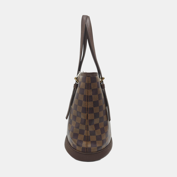 BUCKET PM Damier Ebene Coated Canvas Brown