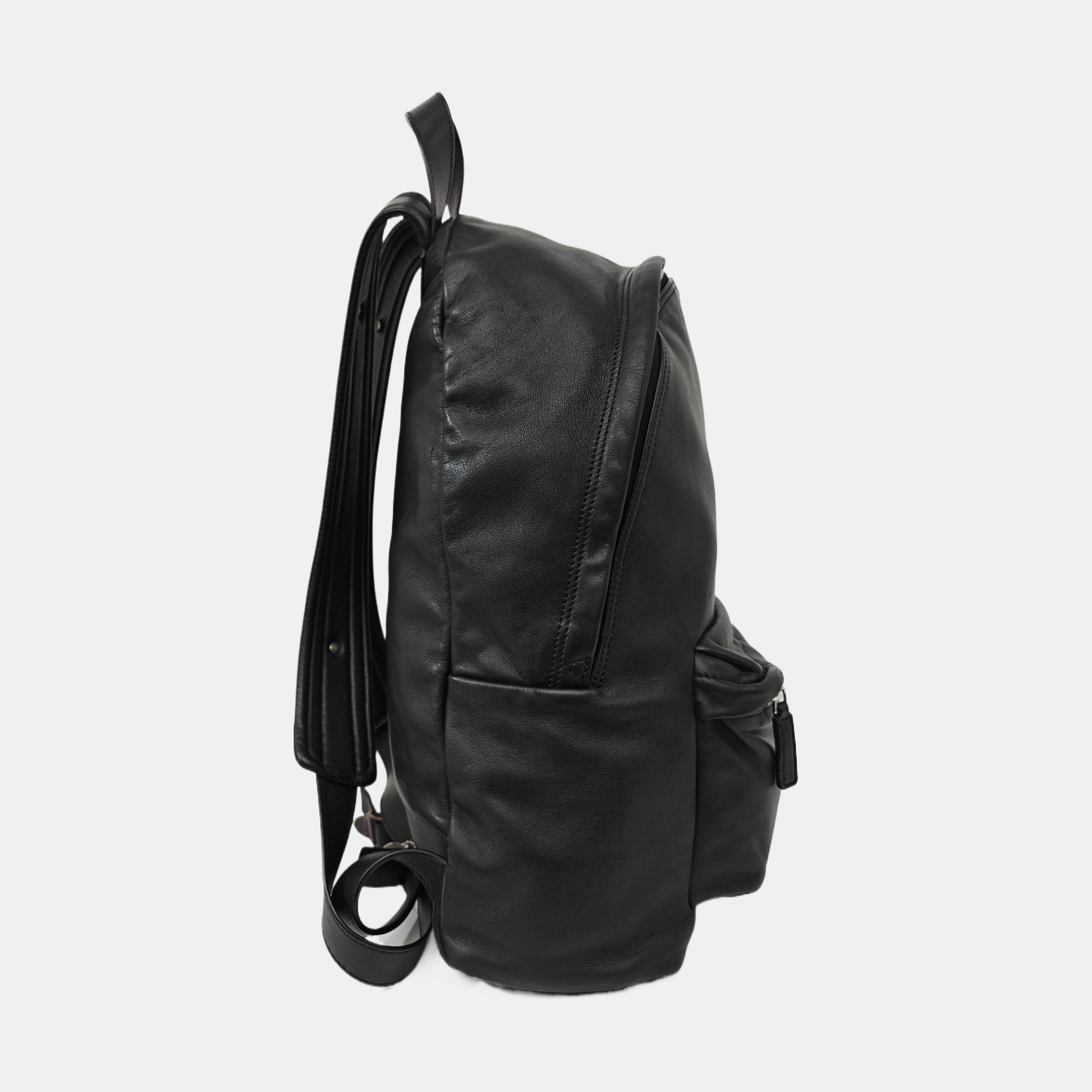 Calfskin Backpack Black