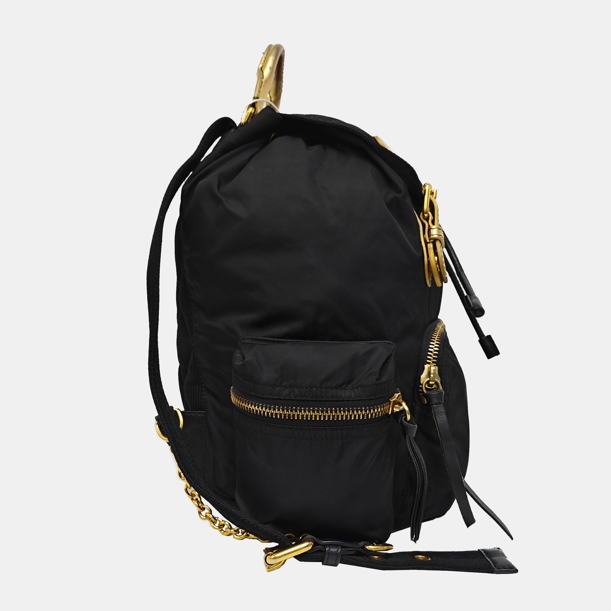 The Rucksack Medium Nylon Black