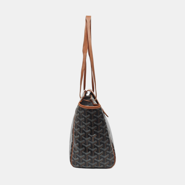 Rouette PM Coated Canvas Brown