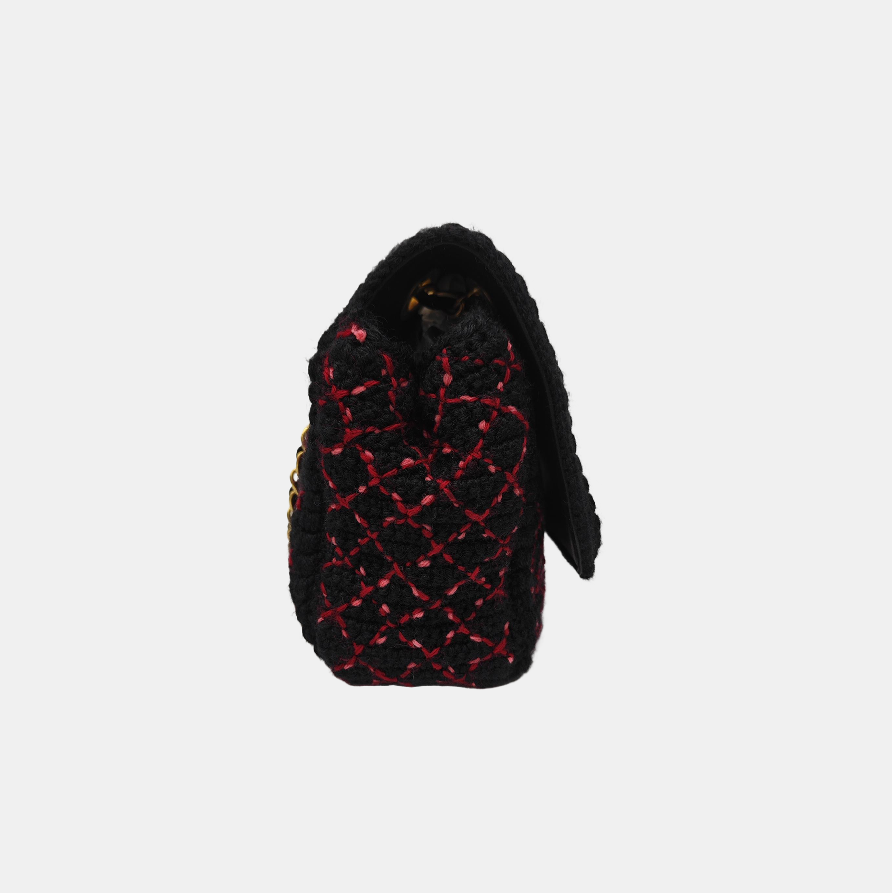 Fabric Shoulder Bag Black