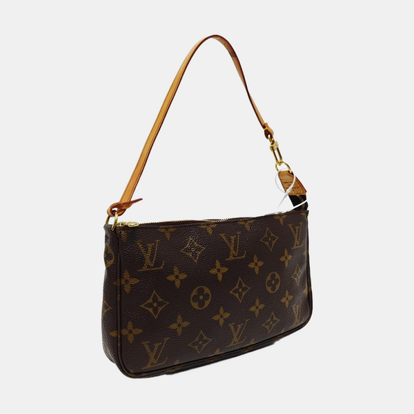 ACCESSOIRES Monogram Coated Canvas Brown