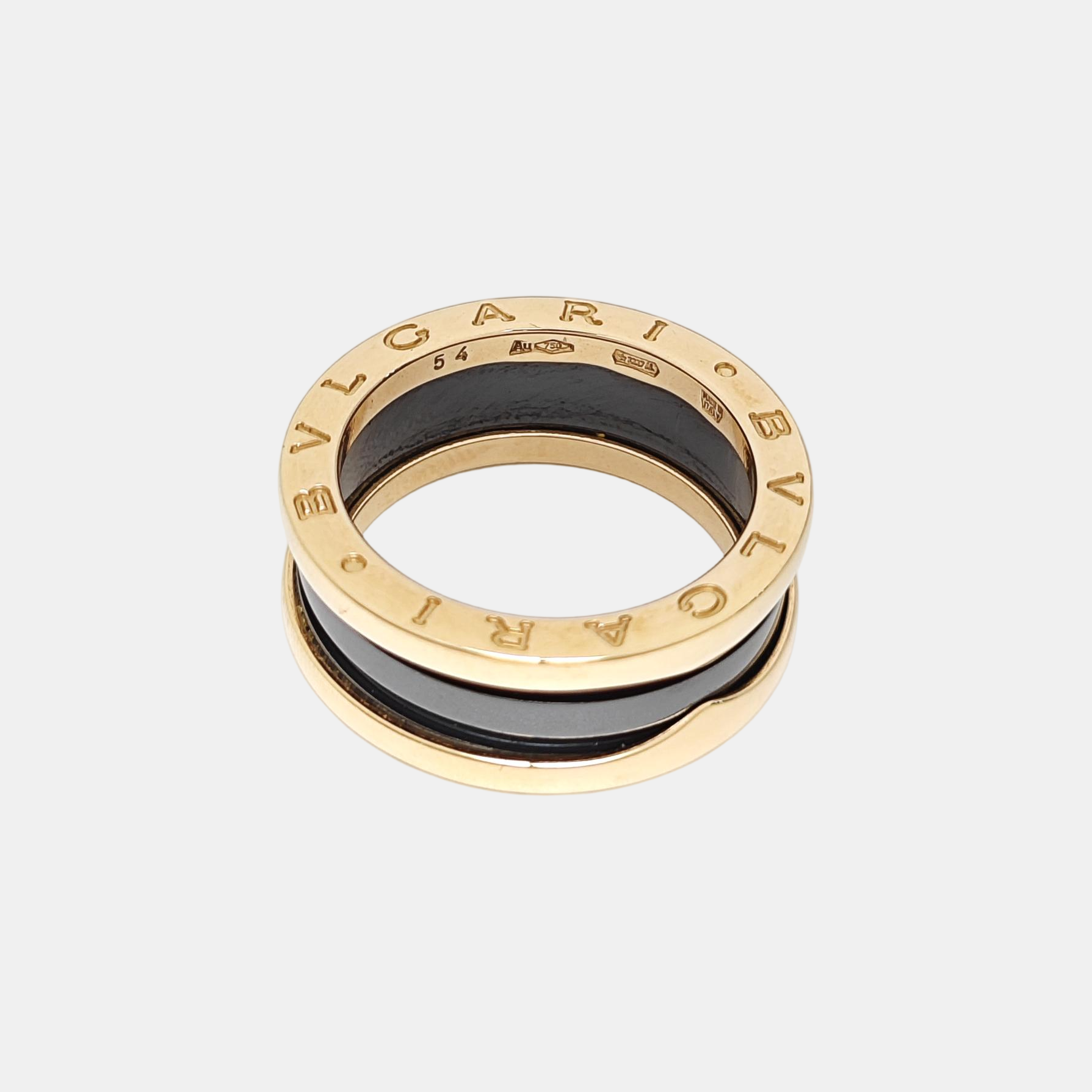 B.ZERO1 18k Rose Gold Ring EU 54