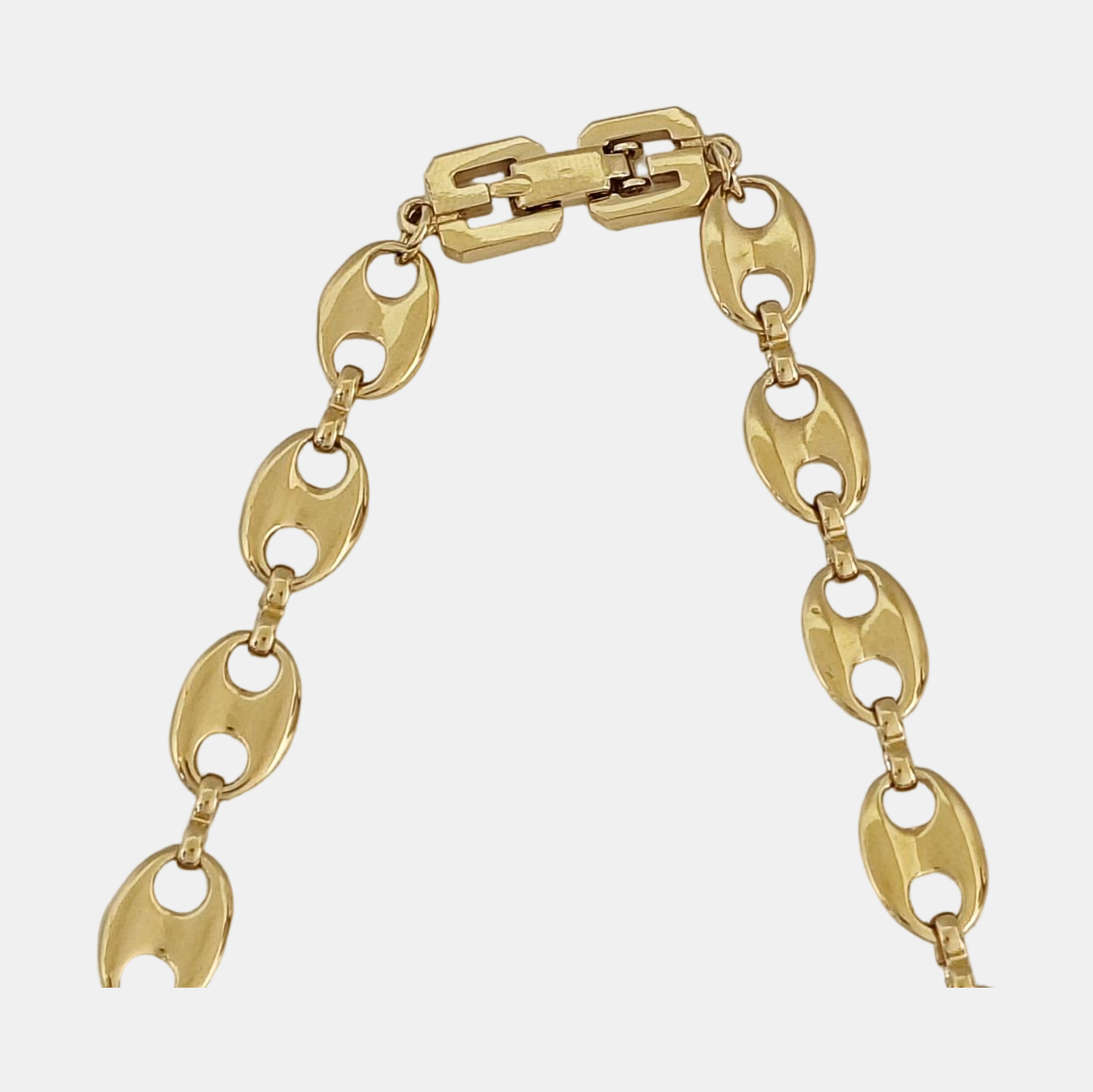 G Cube Metal Gold Necklace