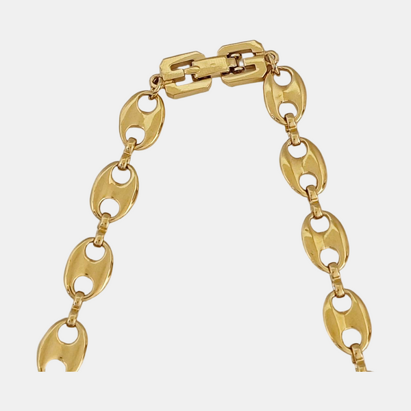 G Cube Metal Gold Necklace