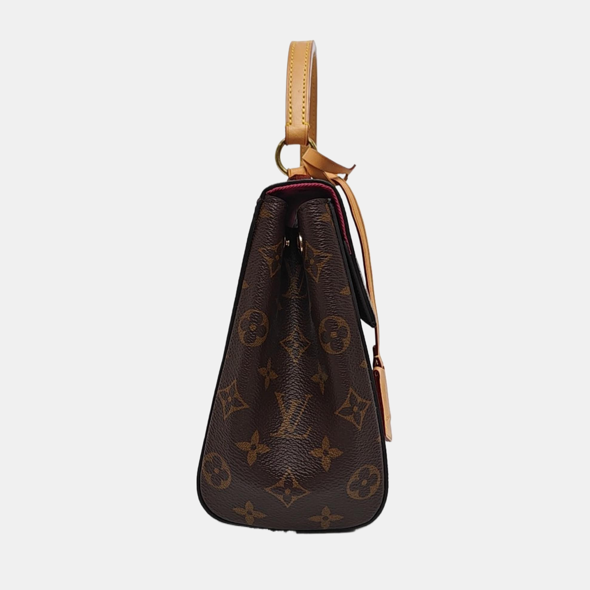 CLUNY PM Monogram Coated Canvas Brown