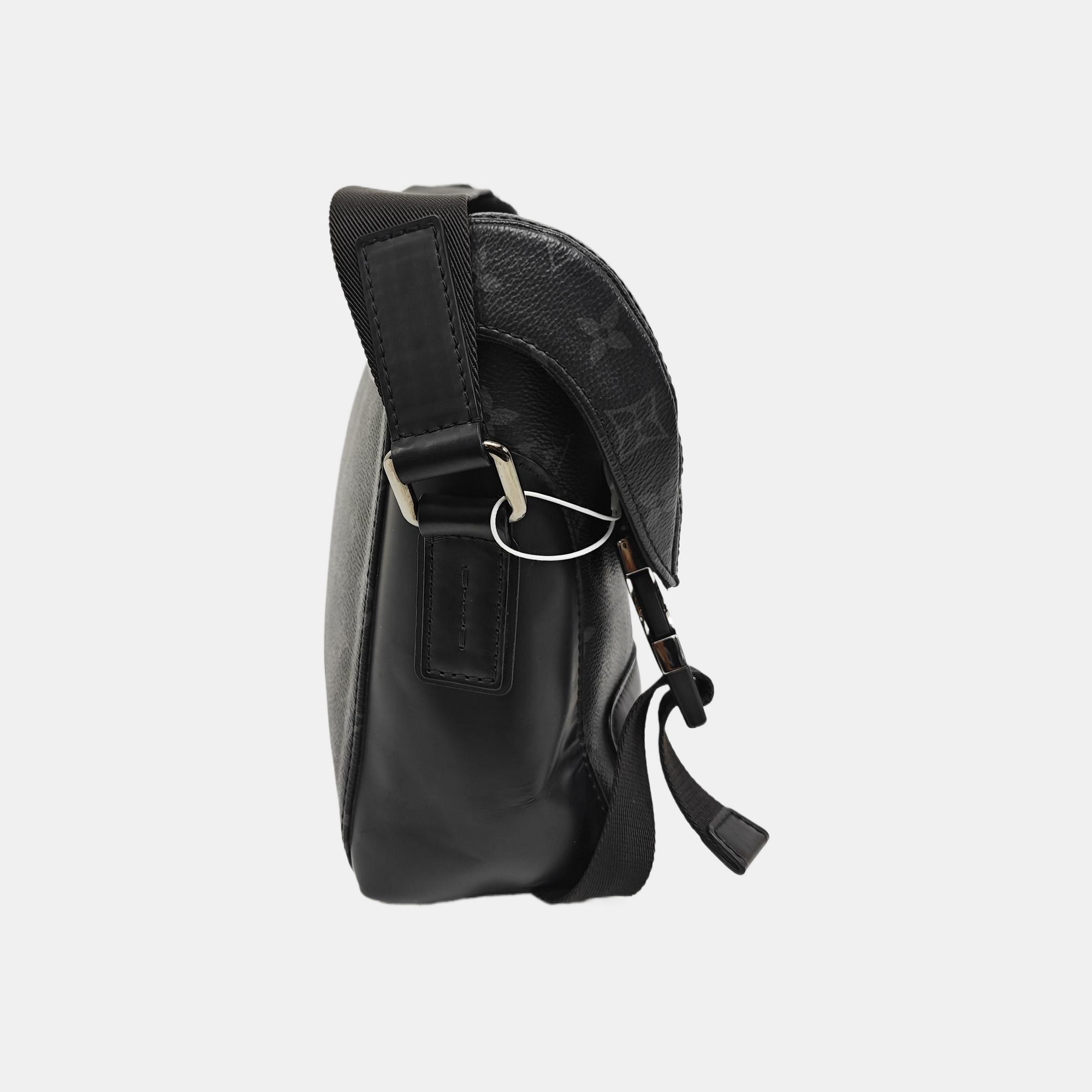 VOYAGER PM Monogram Coated Canvas Black