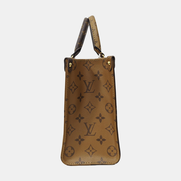 ONTHEGO PM Monogram Coated Canvas Brown