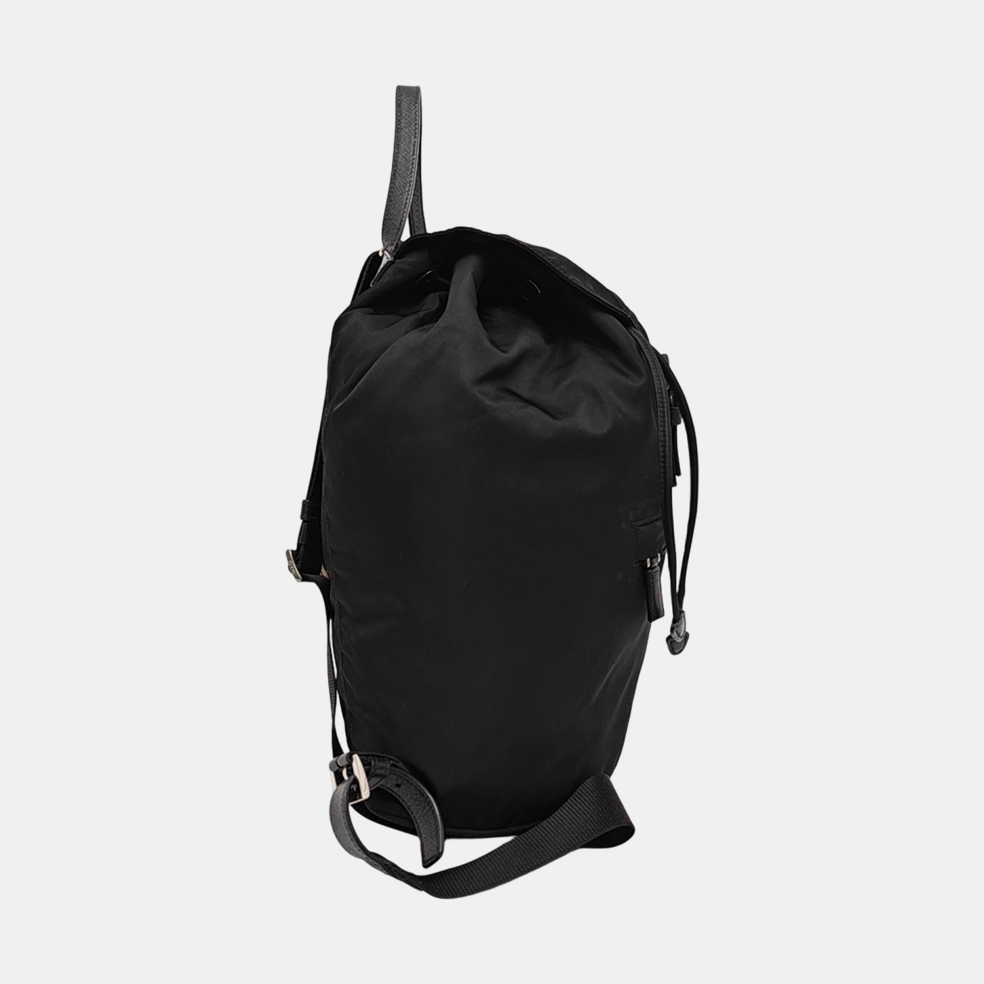Nylon Backpack Black