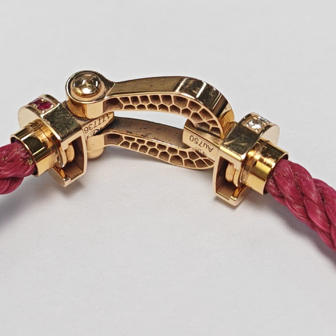 Force 10 Fabric Red Bracelet