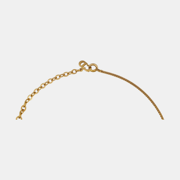 Petit CD Metal Gold Necklace