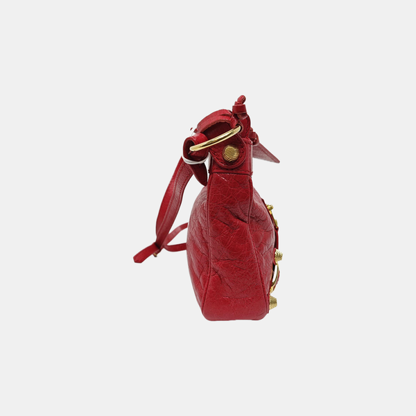 Authenticated pre-owned  Classic City Lambskin Burgundy - Crossbody Bag at Looply