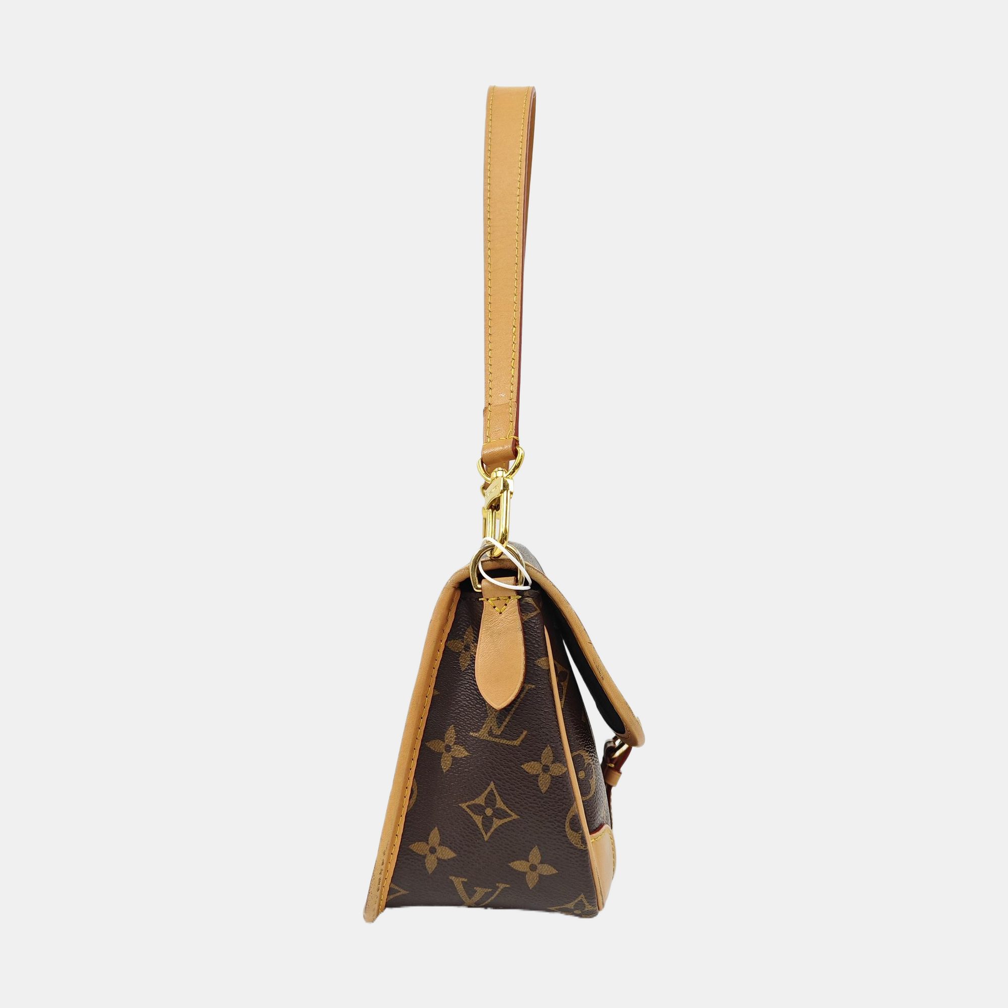 DIANE Monogram Coated Canvas Brown