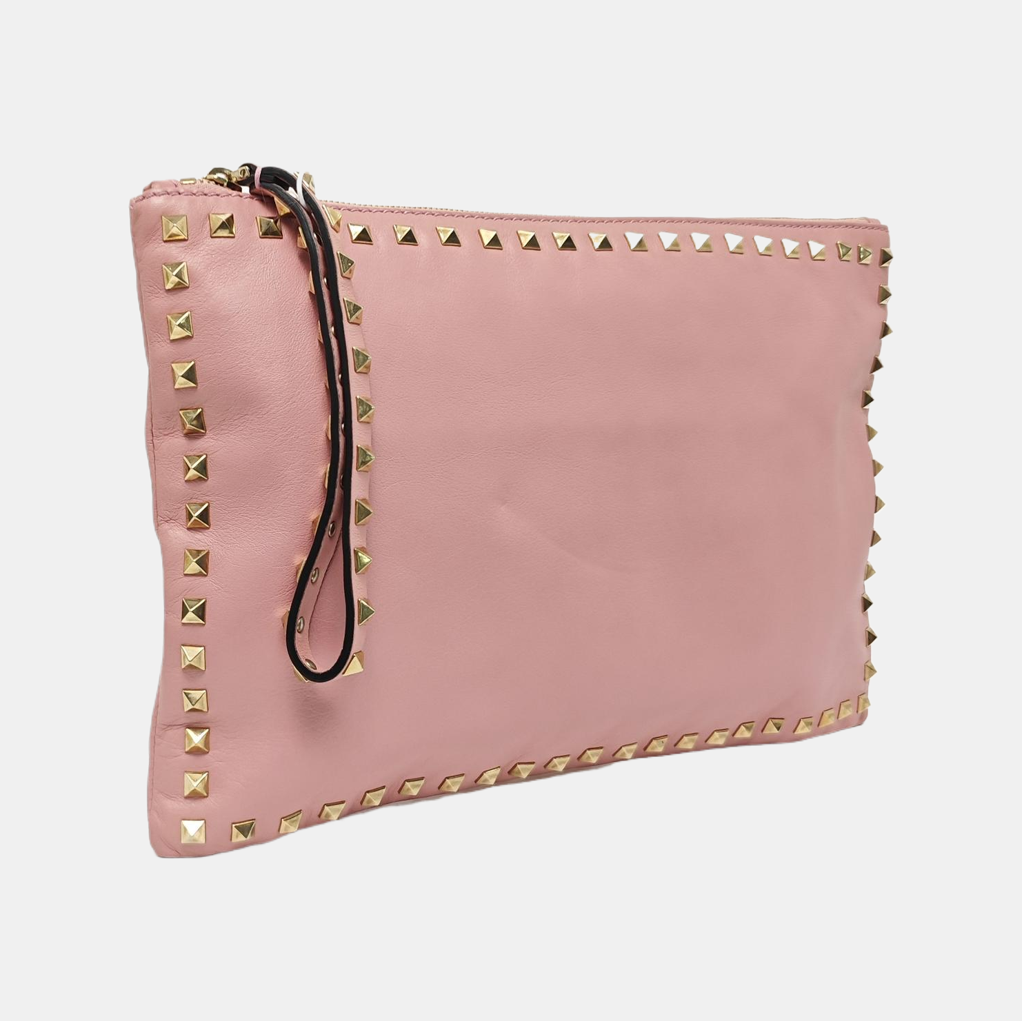 Rockstud Calfskin Pink