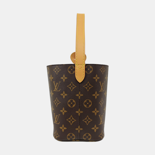 ALL IN BB Monogram Coated Canvas Brown