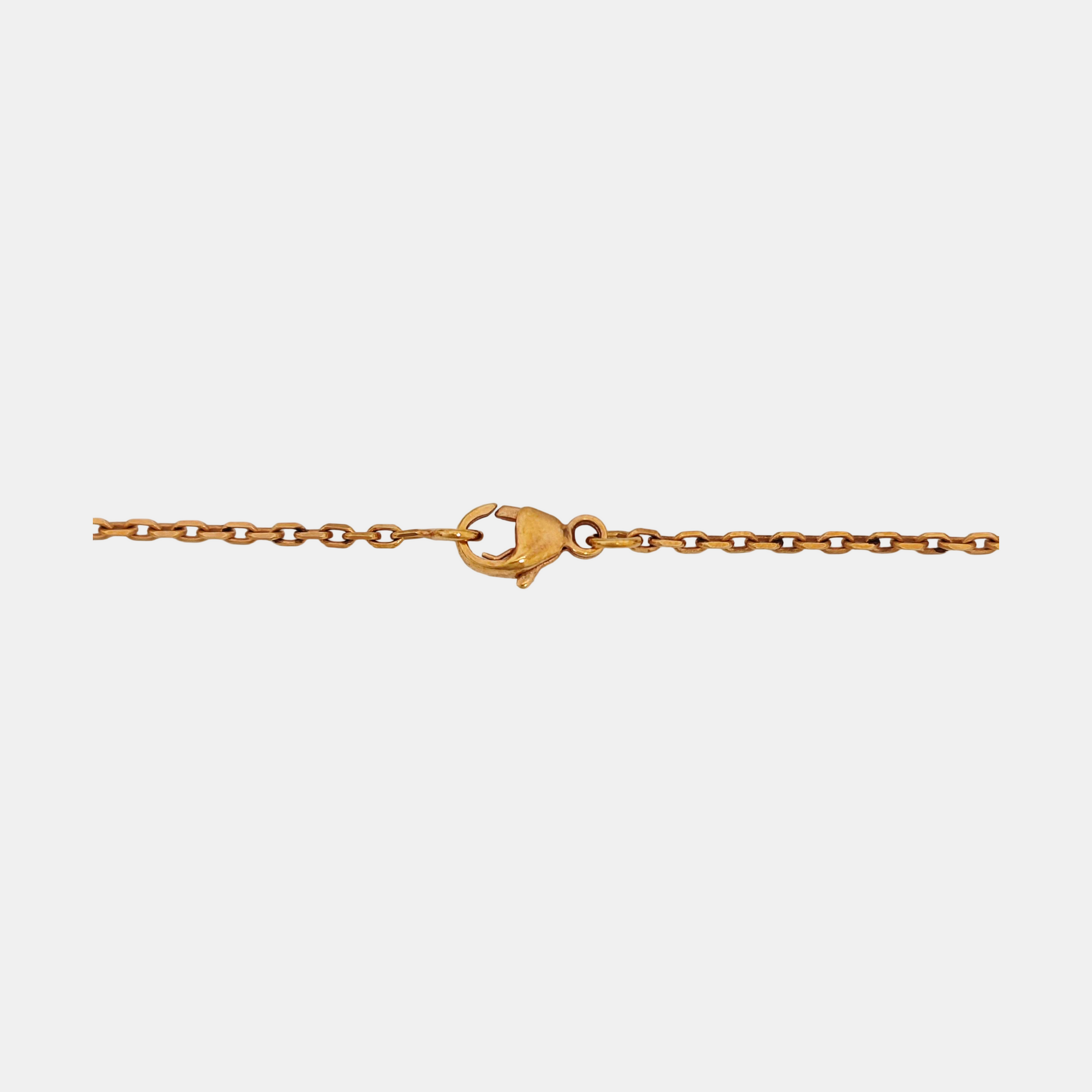 Pop H Metal Rose Gold Necklace