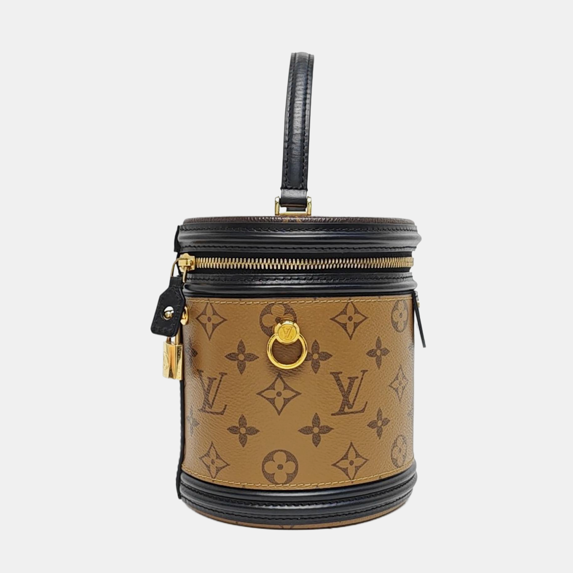 CANNES PM Monogram Coated Canvas Brown