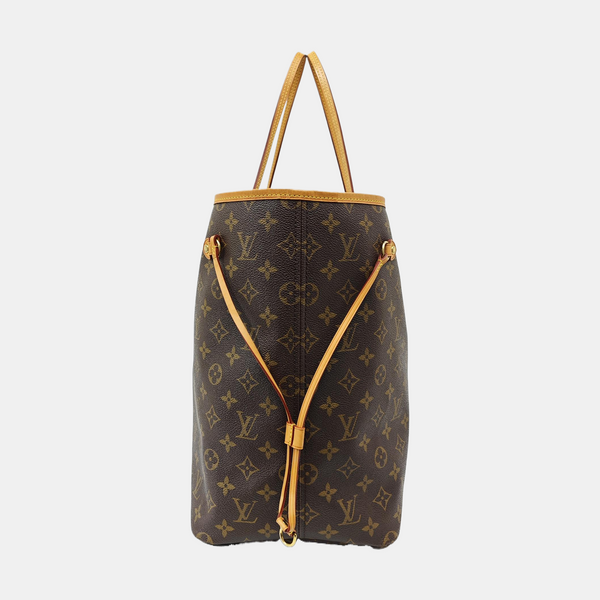 NEVERFULL GM Monogram Coated Canvas Brown