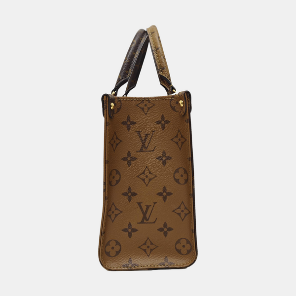 ONTHEGO PM Monogram Coated Canvas Brown