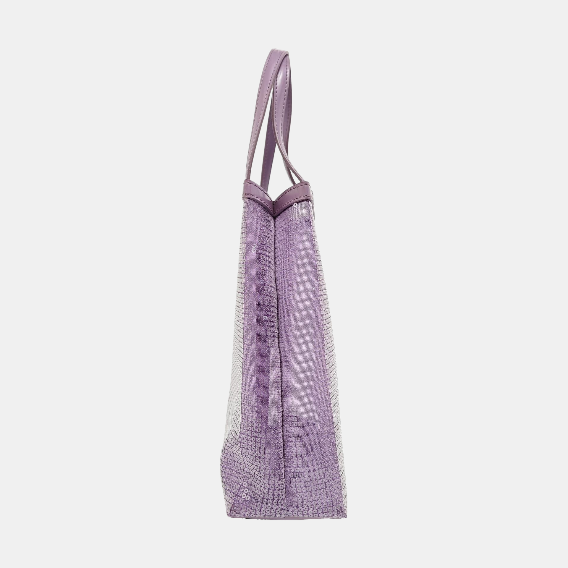 Special Material Tote Bag Purple