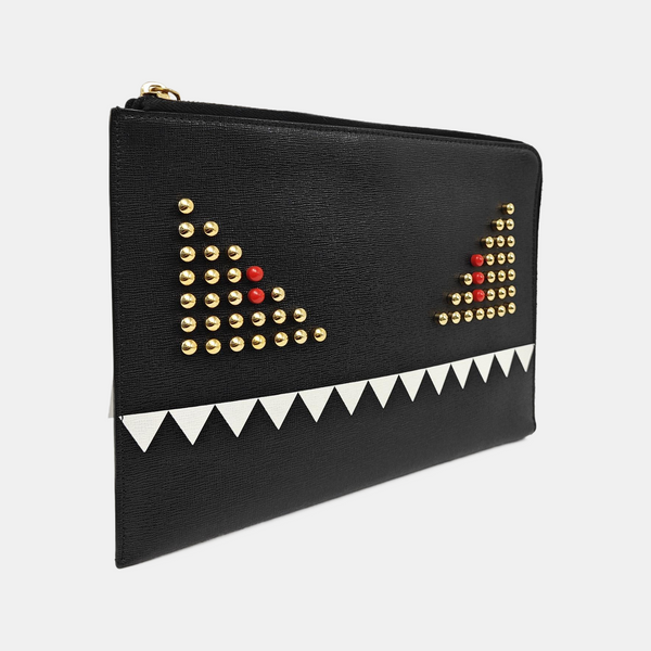 Calfskin Clutch Black