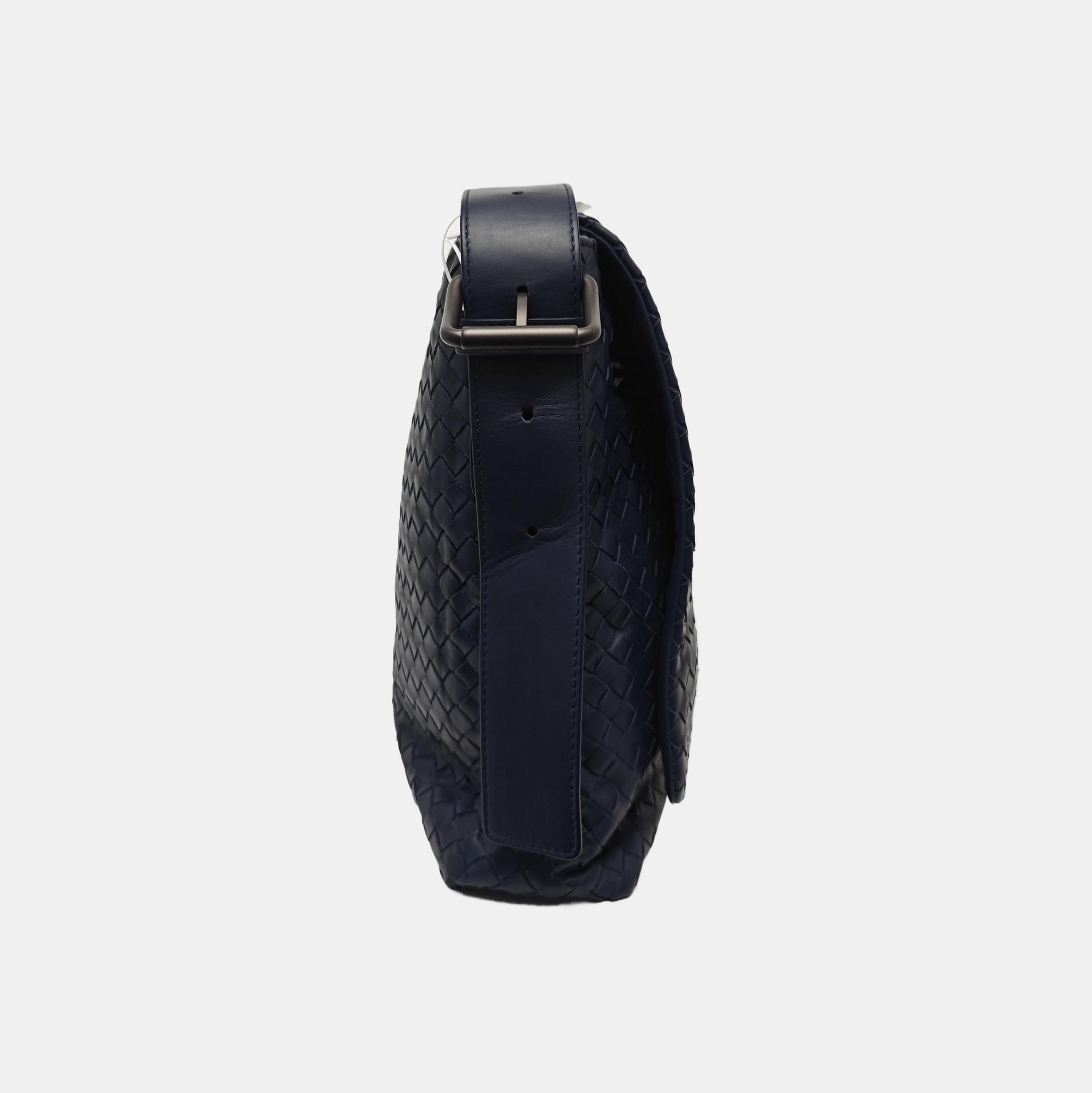 Calfskin Shoulder Bag Blue