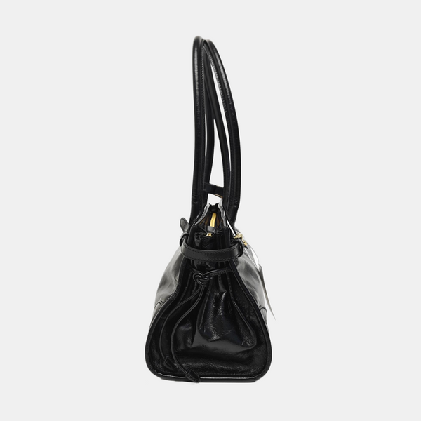 Bonnie Medium Patent Leather Black